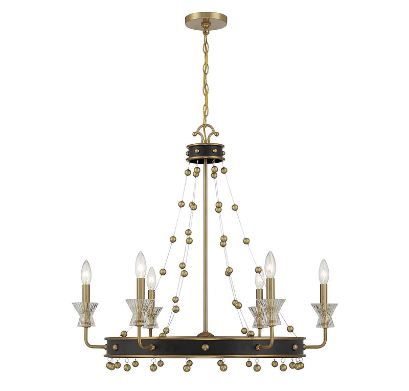 Six Light Chandelier<br /><span style="color: