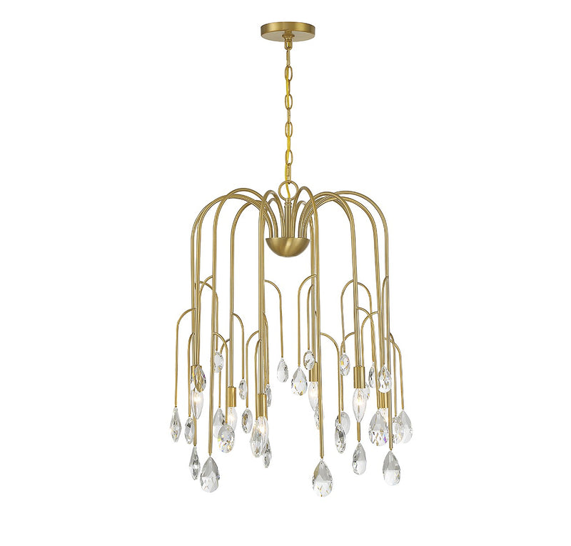 Six Light Chandelier<br /><span style="color:#4AB0CE;">Entrega: 4-10 dias en USA</span><br /><span style="color:#4AB0CE;font-size:60%;">PREGUNTE POR ENTREGA EN PANAMA</span><br />Collection: Anholt<br />Finish: Noble Brass