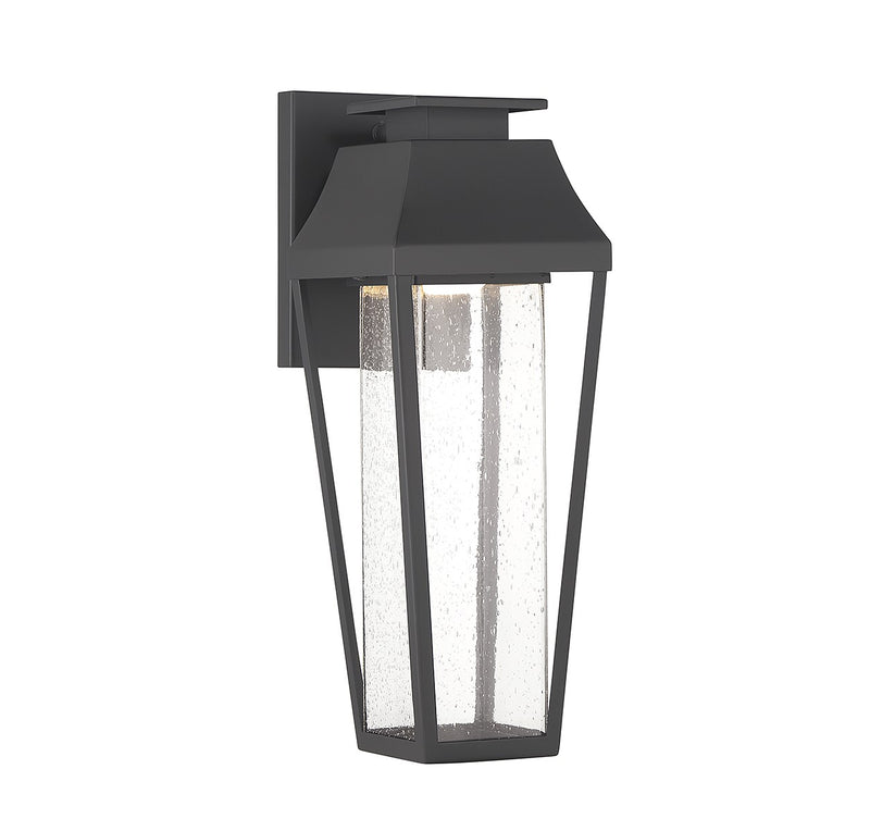 LED Outdoor Wall Lantern<br /><span style="color:#4AB0CE;">Entrega: 4-10 dias en USA</span><br /><span style="color:#4AB0CE;font-size:60%;">PREGUNTE POR ENTREGA EN PANAMA</span><br />Collection: Brookline<br />Finish: Matte Black