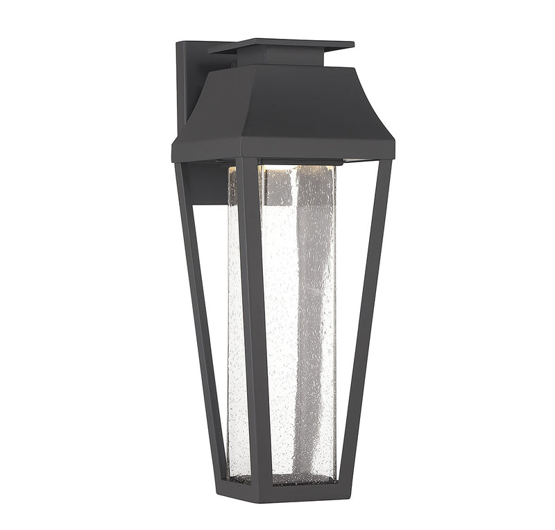 LED Outdoor Wall Lantern<br /><span style="color:#4AB0CE;">Entrega: 4-10 dias en USA</span><br /><span style="color:#4AB0CE;font-size:60%;">PREGUNTE POR ENTREGA EN PANAMA</span><br />Collection: Brookline<br />Finish: Matte Black