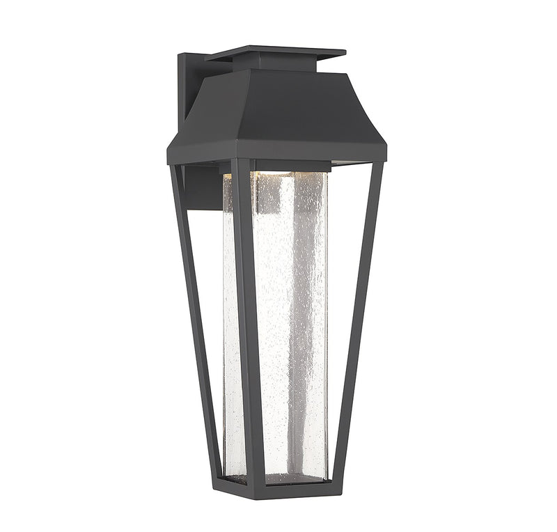 LED Outdoor Wall Lantern<br /><span style="color:#4AB0CE;">Entrega: 4-10 dias en USA</span><br /><span style="color:#4AB0CE;font-size:60%;">PREGUNTE POR ENTREGA EN PANAMA</span><br />Collection: Brookline<br />Finish: Matte Black