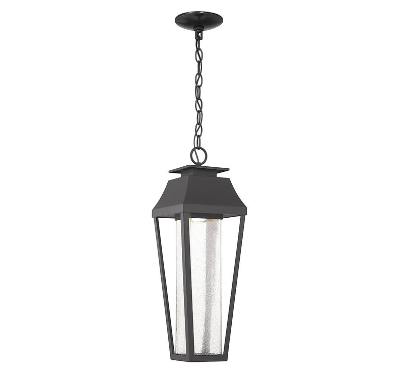 LED Outdoor Hanging Lantern<br /><span style="color:#4AB0CE;">Entrega: 4-10 dias en USA</span><br /><span style="color:#4AB0CE;font-size:60%;">PREGUNTE POR ENTREGA EN PANAMA</span><br />Collection: Brookline<br />Finish: Matte Black