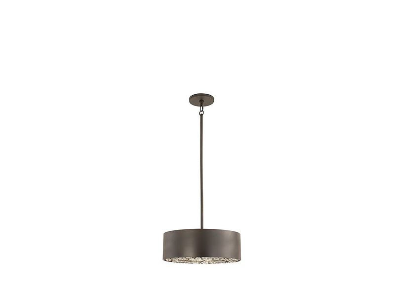 Four Light Convertible Semi-Flush/Pendant<br /><span style="color:#4AB0CE;">Entrega: 4-10 dias en USA</span><br /><span style="color:#4AB0CE;font-size:60%;">PREGUNTE POR ENTREGA EN PANAMA</span><br />Collection: Azores<br />Finish: Black Cashmere