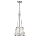 Three Light Pendant<br /><span style="color:#4AB0CE;">Entrega: 4-10 dias en USA</span><br /><span style="color:#4AB0CE;font-size:60%;">PREGUNTE POR ENTREGA EN PANAMA</span><br />Collection: Crawford<br />Finish: Satin Nickel