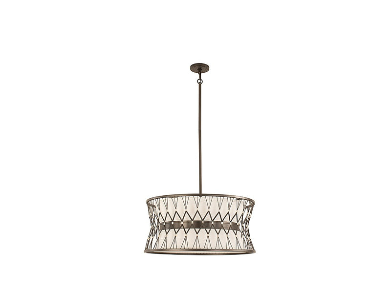 Six Light Pendant<br /><span style="color:#4AB0CE;">Entrega: 4-10 dias en USA</span><br /><span style="color:#4AB0CE;font-size:60%;">PREGUNTE POR ENTREGA EN PANAMA</span><br />Collection: Joliet<br />Finish: Rumba
