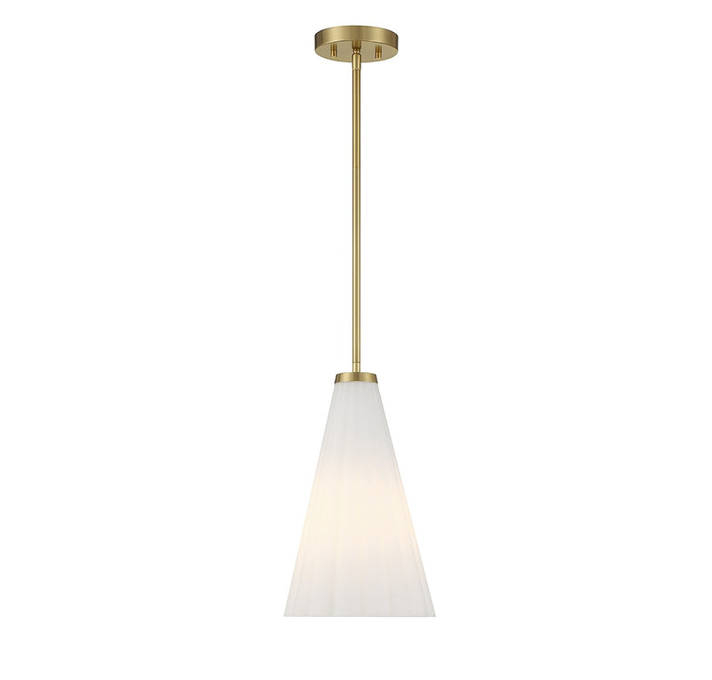 One Light Pendant<br /><span style="color:#4AB0CE;">Entrega: 4-10 dias en USA</span><br /><span style="color:#4AB0CE;font-size:60%;">PREGUNTE POR ENTREGA EN PANAMA</span><br />Collection: Bristol<br />Finish: Warm Brass