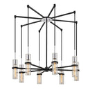 Troy Lighting - F6198-TRN/PC - Eight Light Chandelier - Xavier - Textured Iron/Polished Chrome