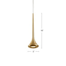 Kuzco Lighting - 402601BG-LED - LED Pendant - Bach - Brushed Gold