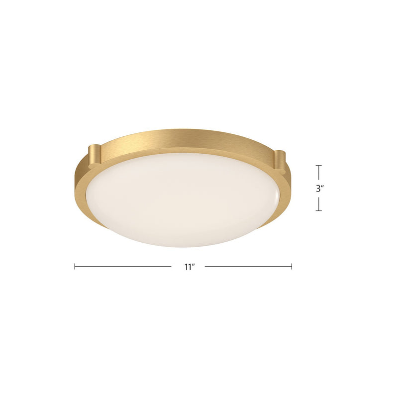 Kuzco Lighting - 501102BG-LED - LED Flush Mount - Floyd - Brushed Gold