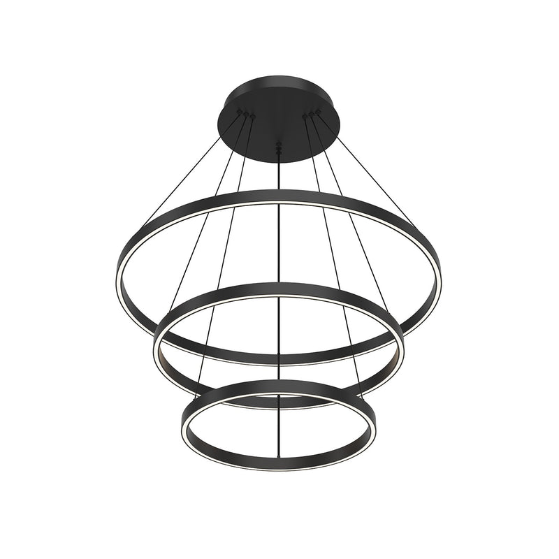 LED Chandelier<br /><span style="color:#4AB0CE;">Entrega: 4-10 dias en USA</span><br /><span style="color:#4AB0CE;font-size:60%;">PREGUNTE POR ENTREGA EN PANAMA</span><br />Collection: Cerchio<br />Finish: Black