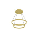 LED Chandelier<br /><span style="color:#4AB0CE;">Entrega: 4-10 dias en USA</span><br /><span style="color:#4AB0CE;font-size:60%;">PREGUNTE POR ENTREGA EN PANAMA</span><br />Collection: Cerchio<br />Finish: Brushed Gold