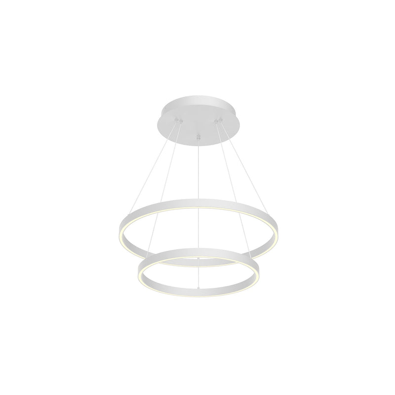 LED Chandelier<br /><span style="color:#4AB0CE;">Entrega: 4-10 dias en USA</span><br /><span style="color:#4AB0CE;font-size:60%;">PREGUNTE POR ENTREGA EN PANAMA</span><br />Collection: Cerchio<br />Finish: White