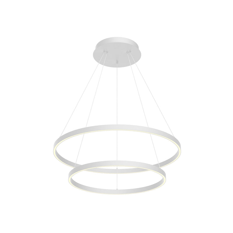 LED Chandelier<br /><span style="color:#4AB0CE;">Entrega: 4-10 dias en USA</span><br /><span style="color:#4AB0CE;font-size:60%;">PREGUNTE POR ENTREGA EN PANAMA</span><br />Collection: Cerchio<br />Finish: White