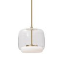 LED Pendant<br /><span style="color:#4AB0CE;">Entrega: 4-10 dias en USA</span><br /><span style="color:#4AB0CE;font-size:60%;">PREGUNTE POR ENTREGA EN PANAMA</span><br />Collection: Enkel<br />Finish: Clear/Brushed Gold