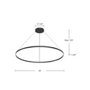 Kuzco Lighting - PD87160-BK - LED Pendant - Cerchio - Black