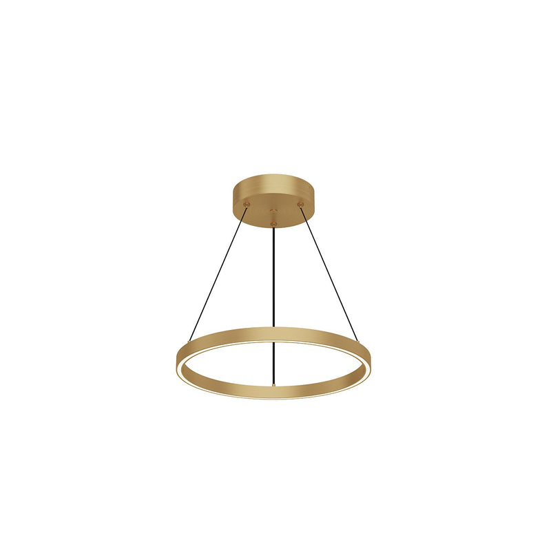 Kuzco Lighting - PD87718-BG - LED Pendant - Cerchio - Brushed Gold