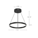 Kuzco Lighting - PD87718-BK - LED Pendant - Cerchio - Black