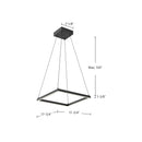 Kuzco Lighting - PD88118-BK - LED Pendant - Piazza - Black