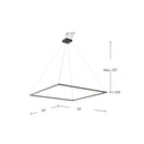 Kuzco Lighting - PD88160-BK - LED Pendant - Piazza - Black