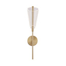 LED Wall Sconce<br /><span style="color:#4AB0CE;">Entrega: 4-10 dias en USA</span><br /><span style="color:#4AB0CE;font-size:60%;">PREGUNTE POR ENTREGA EN PANAMA</span><br />Collection: Mulberry<br />Finish: Brushed Gold/Light Guide