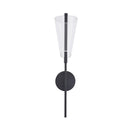 LED Wall Sconce<br /><span style="color:#4AB0CE;">Entrega: 4-10 dias en USA</span><br /><span style="color:#4AB0CE;font-size:60%;">PREGUNTE POR ENTREGA EN PANAMA</span><br />Collection: Mulberry<br />Finish: Black/Light Guide