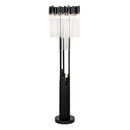 Six Light Floor Lamp<br /><span style="color:#4AB0CE;">Entrega: 4-10 dias en USA</span><br /><span style="color:#4AB0CE;font-size:60%;">PREGUNTE POR ENTREGA EN PANAMA</span><br />Collection: Matrix<br />Finish: Matte Black/French Gold