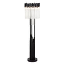 Six Light Floor Lamp<br /><span style="color:#4AB0CE;">Entrega: 3-4 semanas en USA</span><br /><span style="color:#4AB0CE;font-size:60%;">PREGUNTE POR ENTREGA EN PANAMA</span><br />Collection: Matrix<br />Finish: Matte Black/French Gold