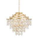Ten Light Chandelier<br /><span style="color:#4AB0CE;">Entrega: 4-10 dias en USA</span><br /><span style="color:#4AB0CE;font-size:60%;">PREGUNTE POR ENTREGA EN PANAMA</span><br />Collection: Kalani<br />Finish: French Gold