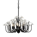 Six Light Chandelier<br /><span style="color:#4AB0CE;">Entrega: 4-10 dias en USA</span><br /><span style="color:#4AB0CE;font-size:60%;">PREGUNTE POR ENTREGA EN PANAMA</span><br />Collection: Wildflower<br />Finish: Matte Black