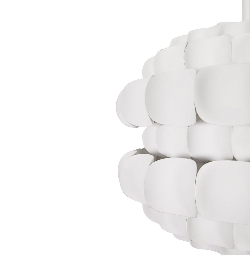 Varaluz - 382P03MW - Three Light Pendant - Swoon - Matte White