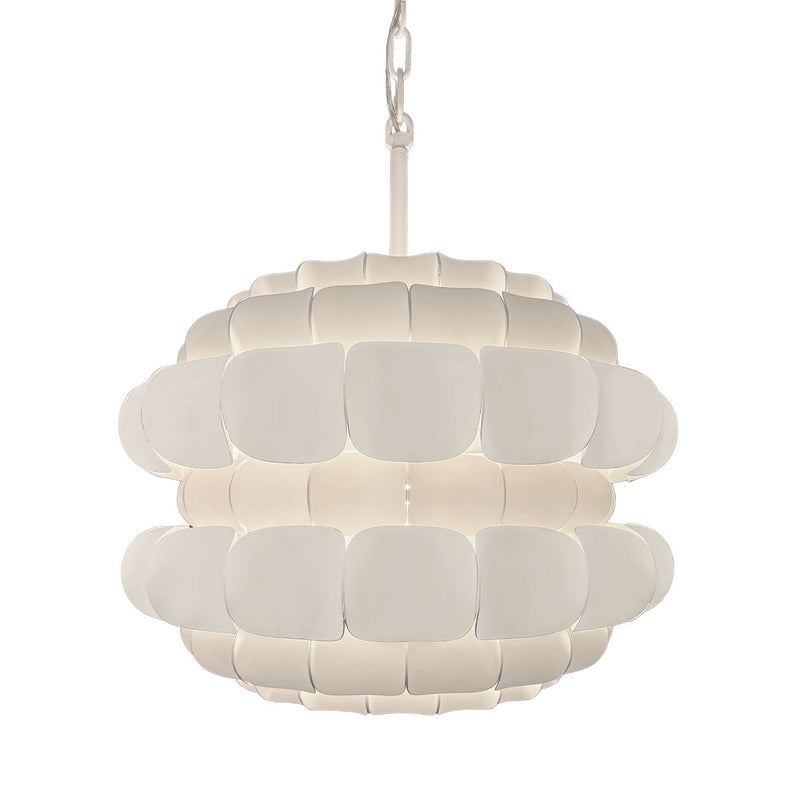 Three Light Pendant<br /><span style="color:#4AB0CE;">Entrega: 4-10 dias en USA</span><br /><span style="color:#4AB0CE;font-size:60%;">PREGUNTE POR ENTREGA EN PANAMA</span><br />Collection: Swoon<br />Finish: Matte White