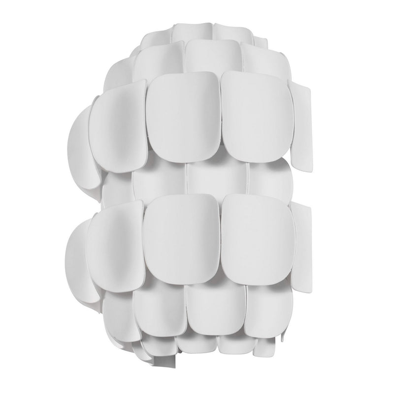 One Light Wall Sconce<br /><span style="color:#4AB0CE;">Entrega: 4-10 dias en USA</span><br /><span style="color:#4AB0CE;font-size:60%;">PREGUNTE POR ENTREGA EN PANAMA</span><br />Collection: Swoon<br />Finish: Matte White