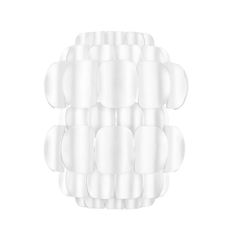 One Light Wall Sconce<br /><span style="color:#4AB0CE;">Entrega: 4-10 dias en USA</span><br /><span style="color:#4AB0CE;font-size:60%;">PREGUNTE POR ENTREGA EN PANAMA</span><br />Collection: Swoon<br />Finish: Matte White