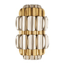 Two Light Wall Sconce<br /><span style="color:#4AB0CE;">Entrega: 4-10 dias en USA</span><br /><span style="color:#4AB0CE;font-size:60%;">PREGUNTE POR ENTREGA EN PANAMA</span><br />Collection: Swoon<br />Finish: Antique Gold/Gold Dust