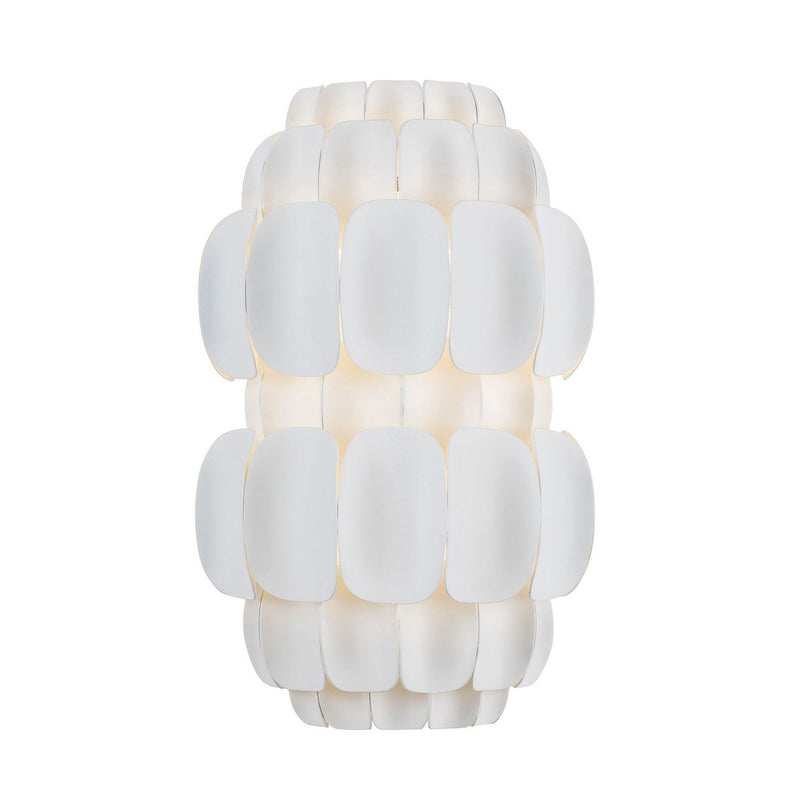 Two Light Wall Sconce<br /><span style="color:#4AB0CE;">Entrega: 4-10 dias en USA</span><br /><span style="color:#4AB0CE;font-size:60%;">PREGUNTE POR ENTREGA EN PANAMA</span><br />Collection: Swoon<br />Finish: Matte White