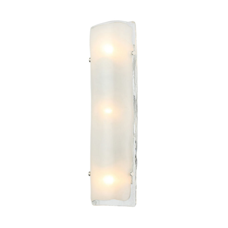 Three Light Wall Sconce<br /><span style="color:#4AB0CE;">Entrega: 4-10 dias en USA</span><br /><span style="color:#4AB0CE;font-size:60%;">PREGUNTE POR ENTREGA EN PANAMA</span><br />Collection: Fairchild<br />Finish: Black/Polished Nickel/Satin Brass