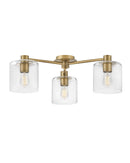 Hinkley - 4514HB - LED Semi-Flush Mount - Axel - Heritage Brass