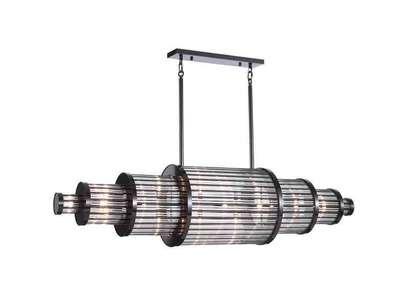 Avenue Lighting - HF1920-GM - LED Chandelier - Waldorf - Polished Gunmetal