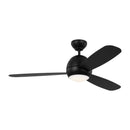 Generation Lighting - 3OBSR52MBKD - 52" Ceiling Fan - Orbis - Midnight Black