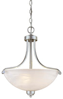 Minka-Lavery - 1426-84 - Three Light Pendant - Paradox - Brushed Nickel