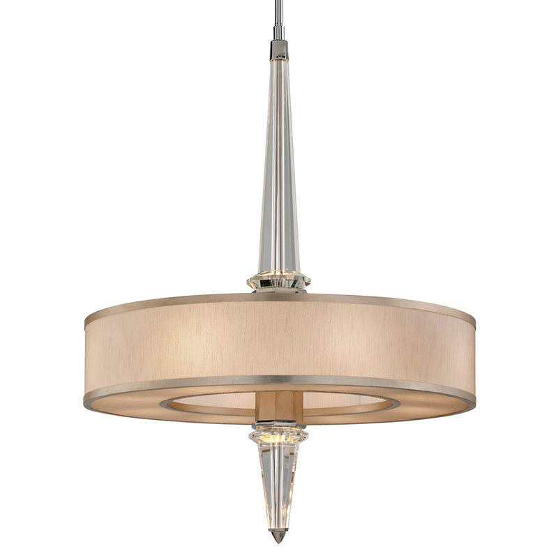 Corbett Lighting - 166-48-WSL/SS - 18 Light Pendant - Harlow - Warm Silver Leaf