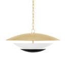 Corbett Lighting - 413-26-VGL/SBK - Four Light Chandelier - Adara - Vintage Gold Leaf