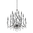 Corbett Lighting - 414-34-BSL - 12 Light Chandelier - Aveline - Blackened Silver Leaf