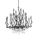 Corbett Lighting - 414-48-BSL - 20 Light Chandelier - Aveline - Black Silver Leaf