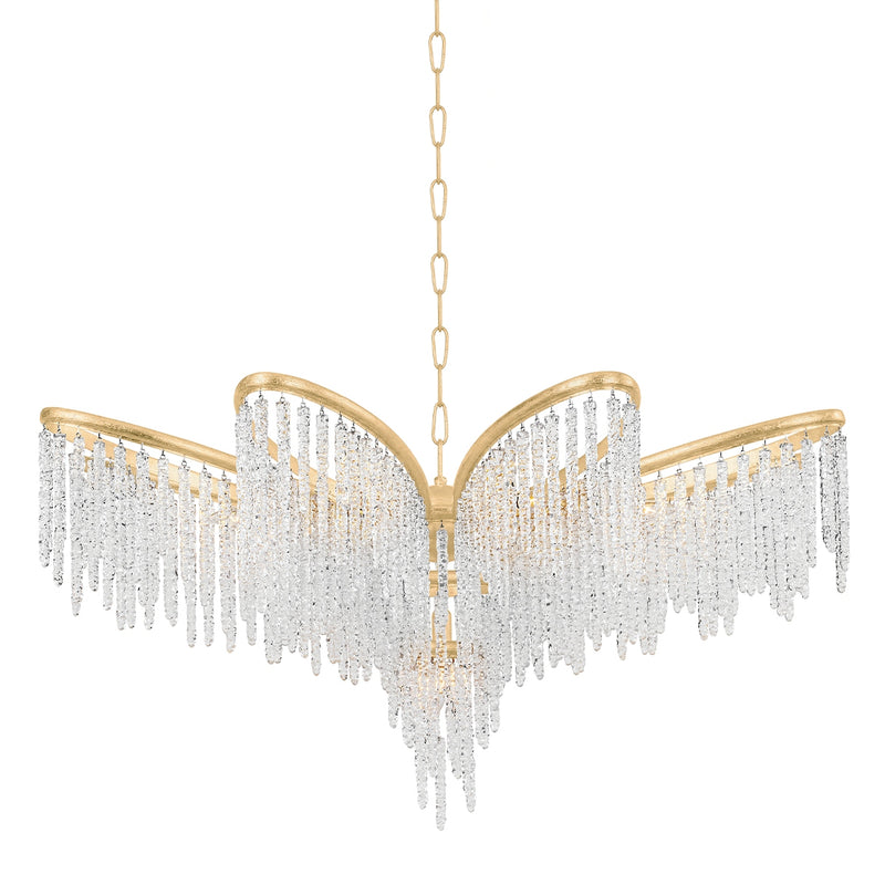 Corbett Lighting - 415-48-GL - Nine Light Chandelier - Pandora - Gold Leaf