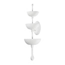 Corbett Lighting - 437-30-GSW - LED Wall Sconce - Aura - Gesso White