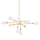 Corbett Lighting - 441-63-VB - Ten Light Chandelier - Artemis - Vintage Brass