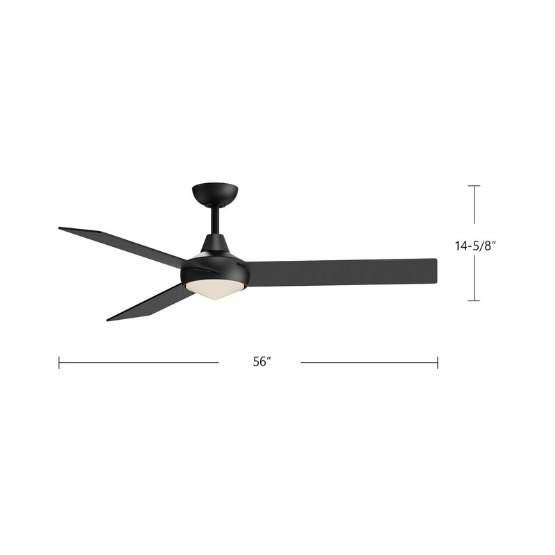56" Ceiling Fan<br /><span style="color:#4AB0CE;">Entrega: 4-10 dias en USA</span><br /><span style="color:#4AB0CE;font-size:60%;">PREGUNTE POR ENTREGA EN PANAMA</span><br />Collection: Owens<br />Finish: Matte Black