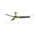 60" Ceiling Fan<br /><span style="color:#4AB0CE;">Entrega: 4-10 dias en USA</span><br /><span style="color:#4AB0CE;font-size:60%;">PREGUNTE POR ENTREGA EN PANAMA</span><br />Collection: Fremont<br />Finish: Brushed Gold