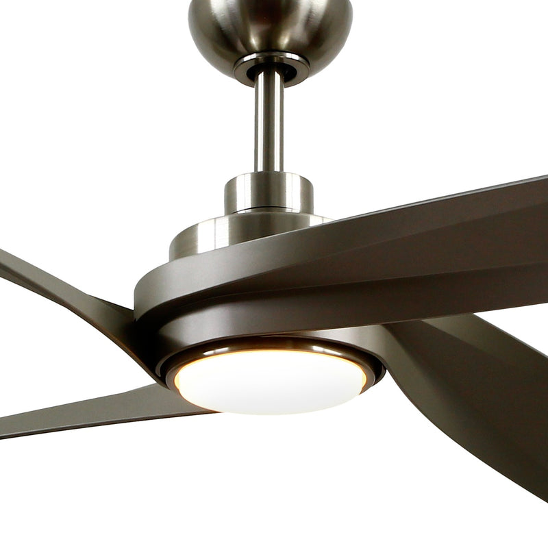 56" Ceiling Fan<br /><span style="color:#4AB0CE;">Entrega: 4-10 dias en USA</span><br /><span style="color:#4AB0CE;font-size:60%;">PREGUNTE POR ENTREGA EN PANAMA</span><br />Collection: Horizon<br />Finish: Brushed Nickel